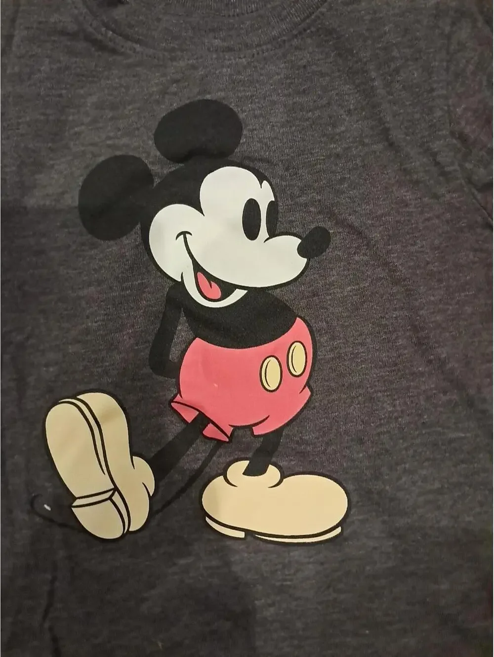 Unisex Mickey Mouse 18-24m‎ OLD Navy Disney T-shirt Grey